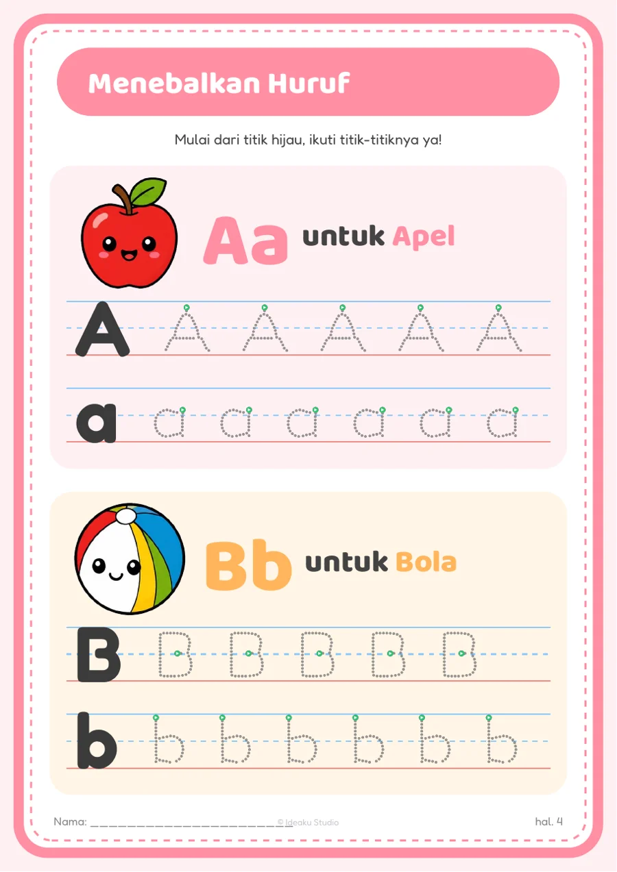 Worksheet Anak 3–7 Tahun – preview 4