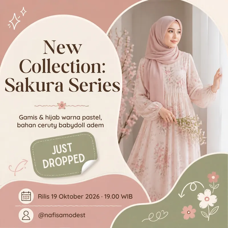 18 Template Canva UMKM Fashion Muslim β preview 1