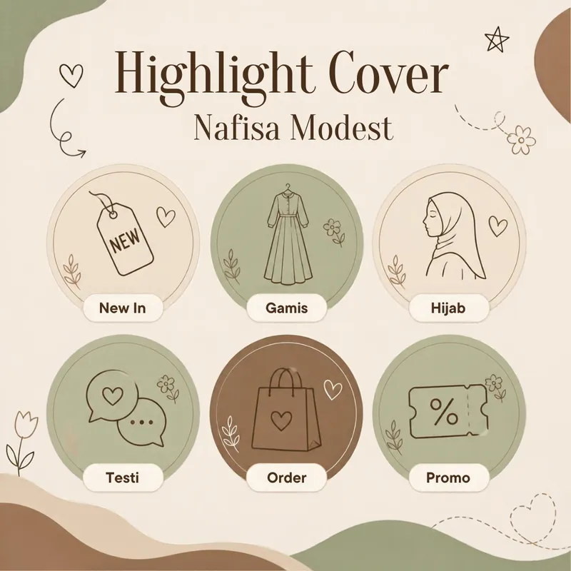 18 Template Canva UMKM Fashion Muslim β preview 14