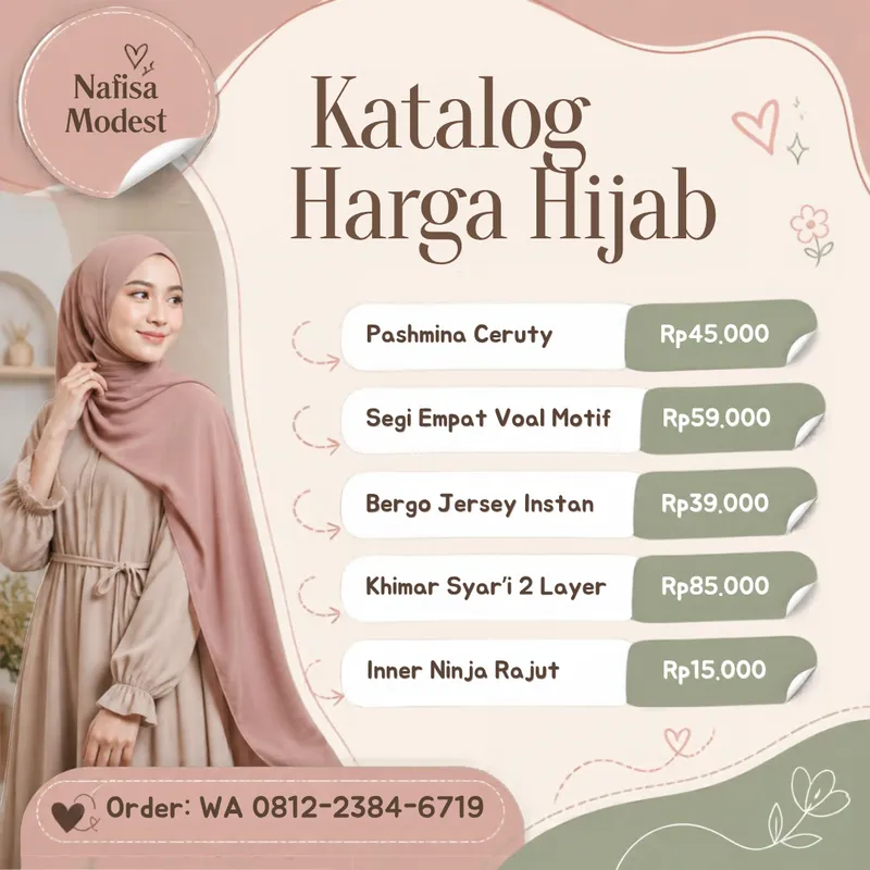 18 Template Canva UMKM Fashion Muslim β preview 3