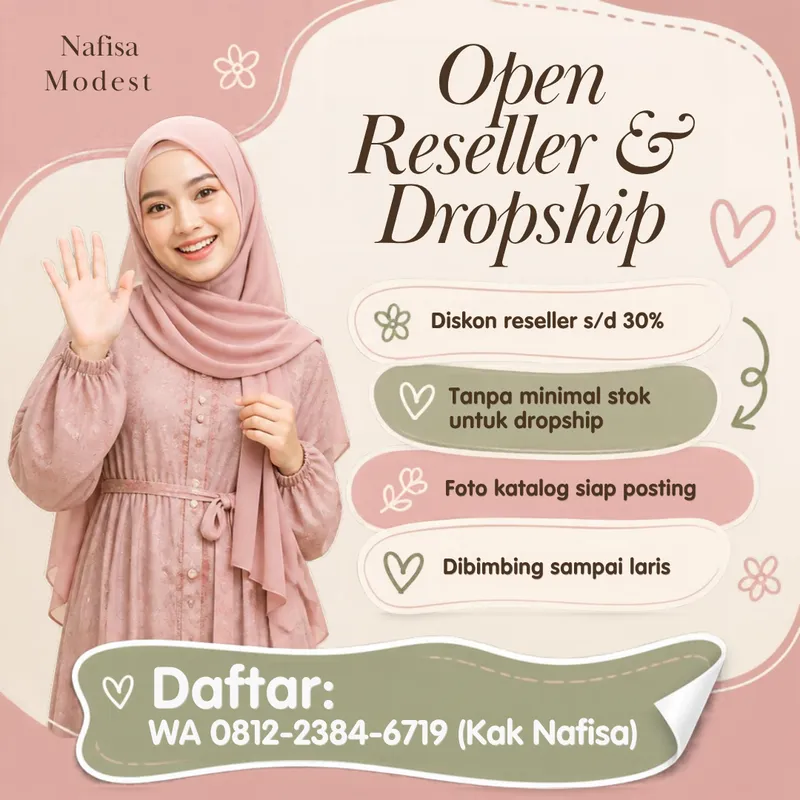18 Template Canva UMKM Fashion Muslim β preview 6