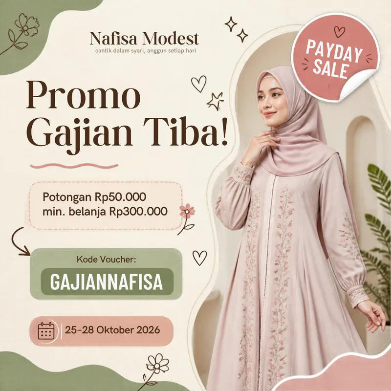 18 Template Canva UMKM Fashion Muslim β preview 7