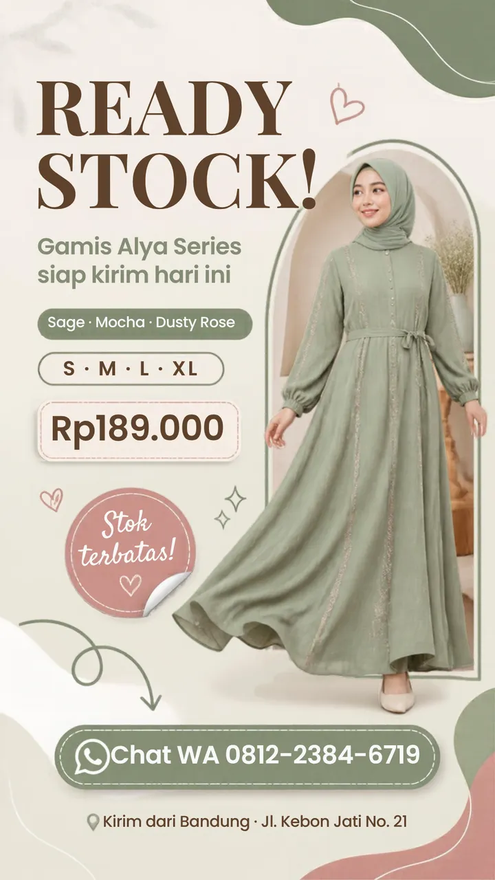18 Template Canva UMKM Fashion Muslim β preview vertikal 1