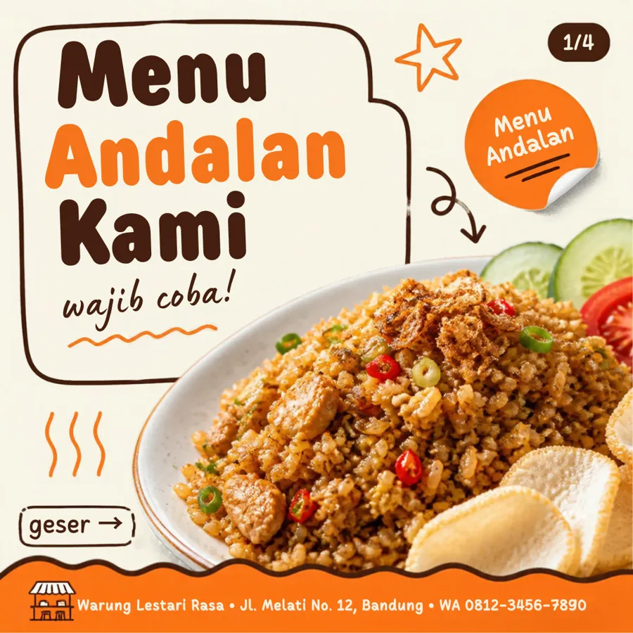 18 Template Canva UMKM Kuliner & Warung β preview 12