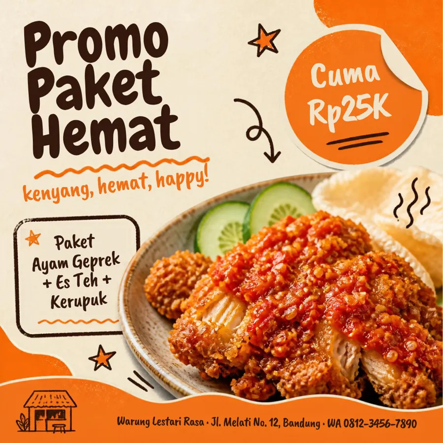 18 Template Canva UMKM Kuliner & Warung β preview 3