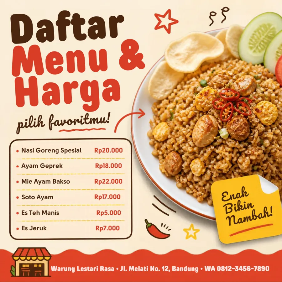 18 Template Canva UMKM Kuliner & Warung β preview 2
